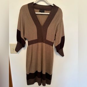 Women’s Brown Connected Apparel Sweater Dress